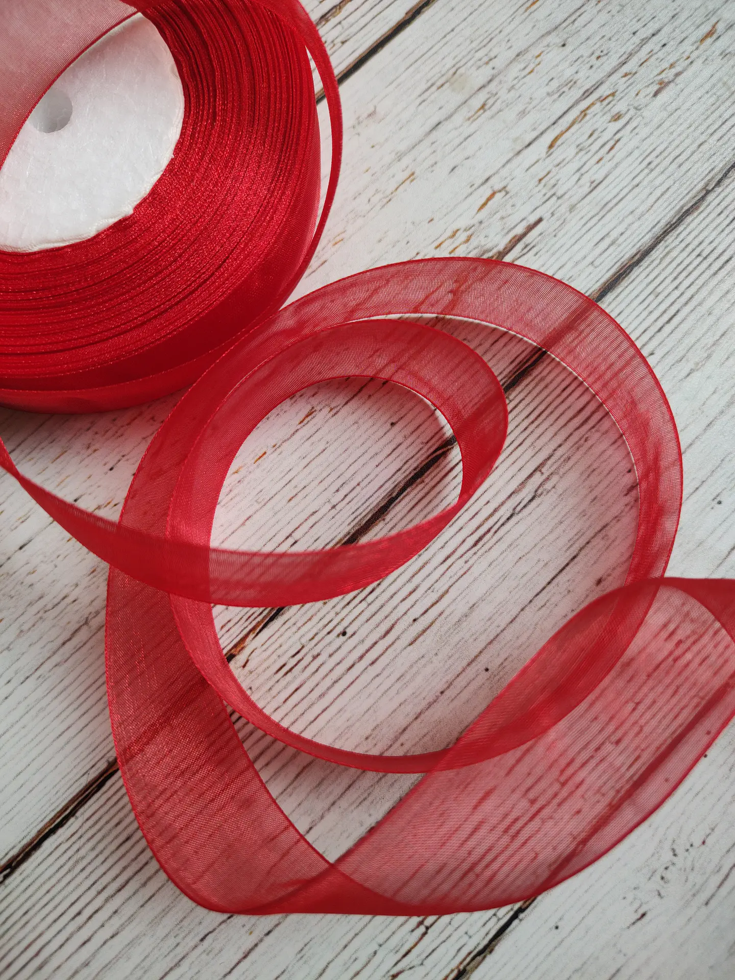 Rollo Cinta Organza 25mm 50mts 1