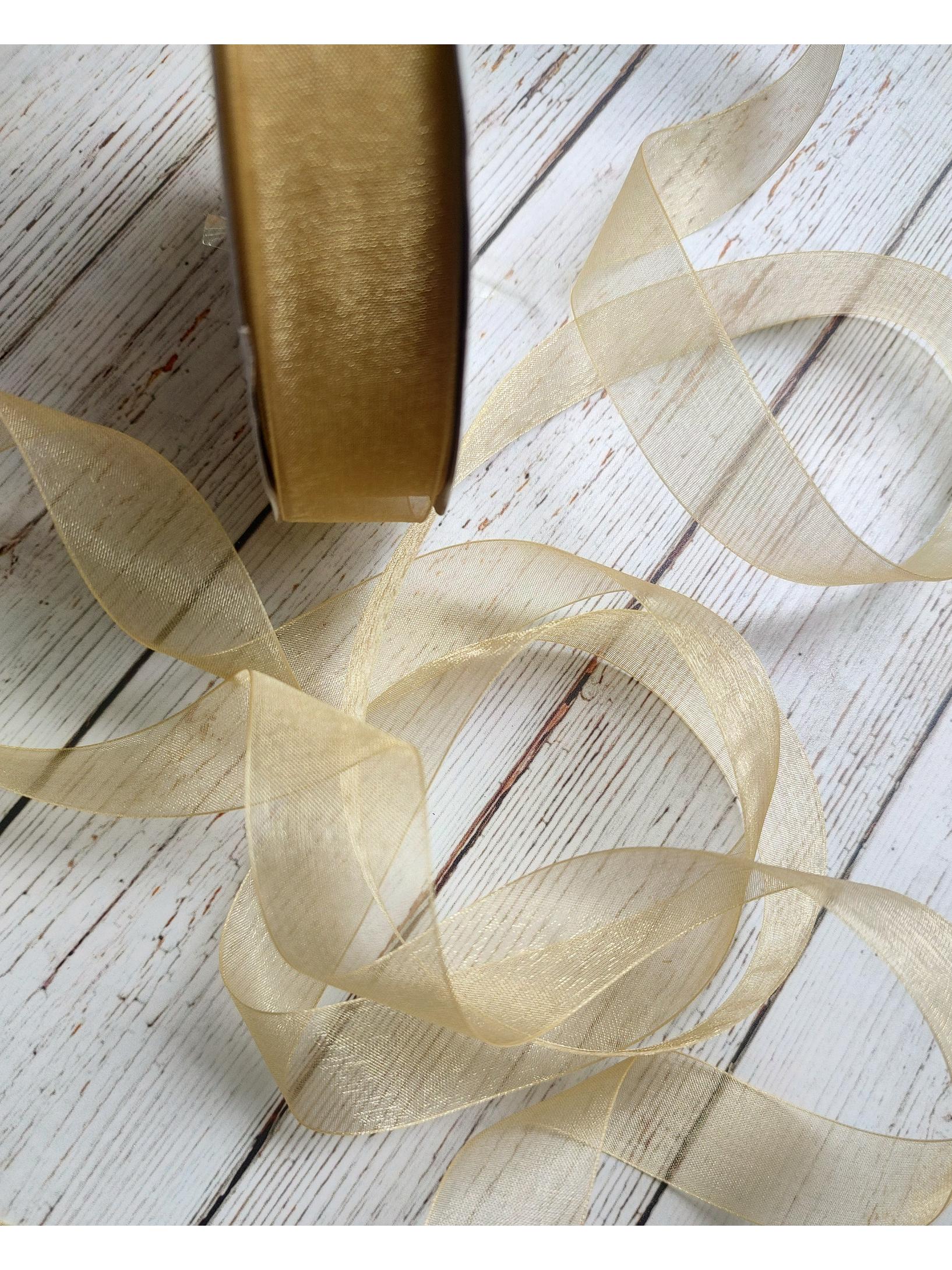 Rollo Cinta Organza 25mm 100mts 1