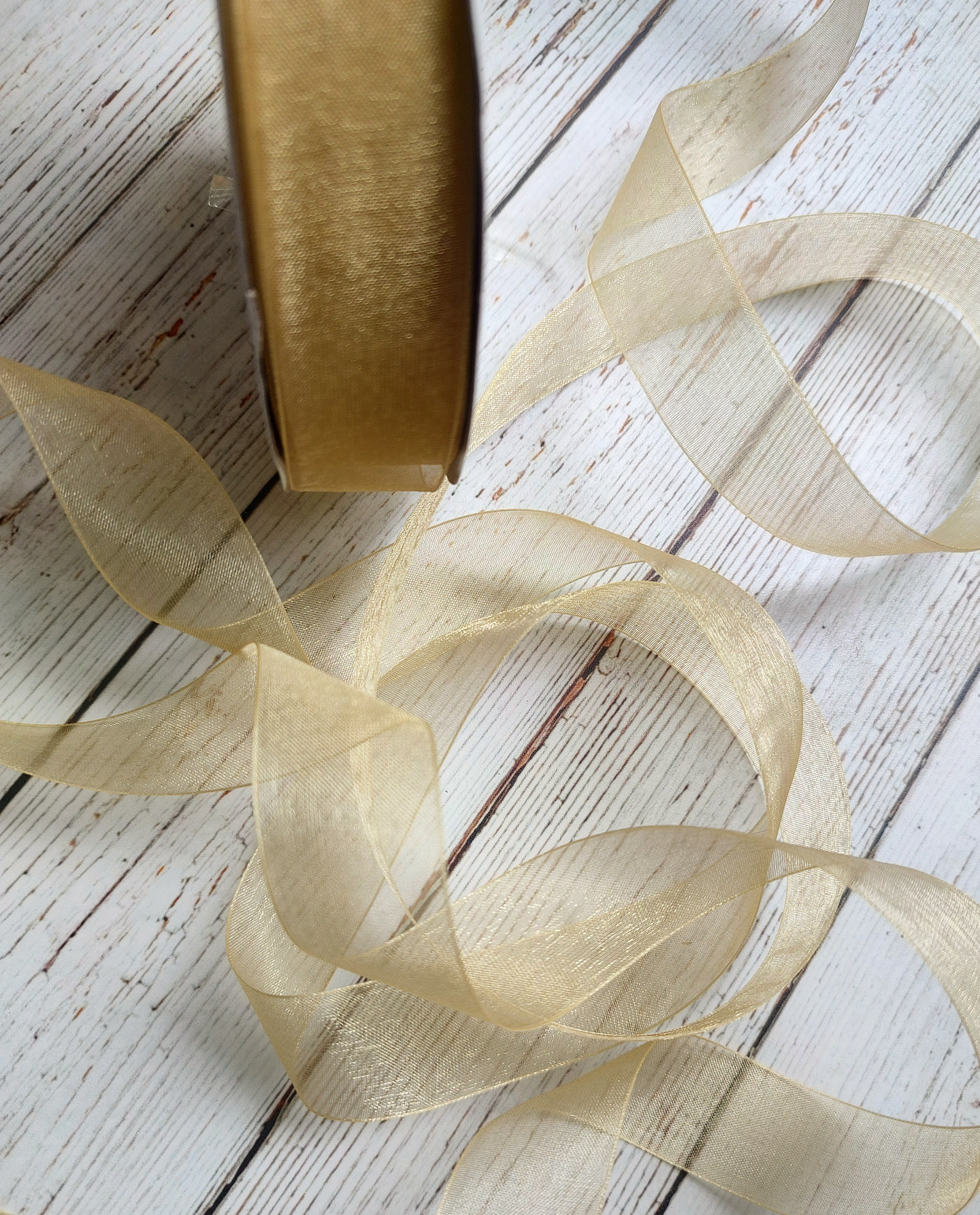 Rollo Cinta Organza 25mm 100mts 1