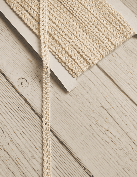 Macramé algodón Crudo 9mm