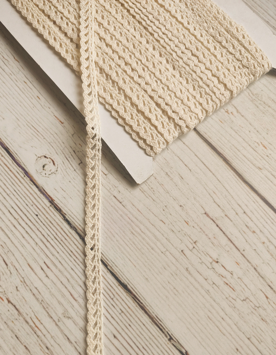 Macramé algodón Crudo 9mm 1