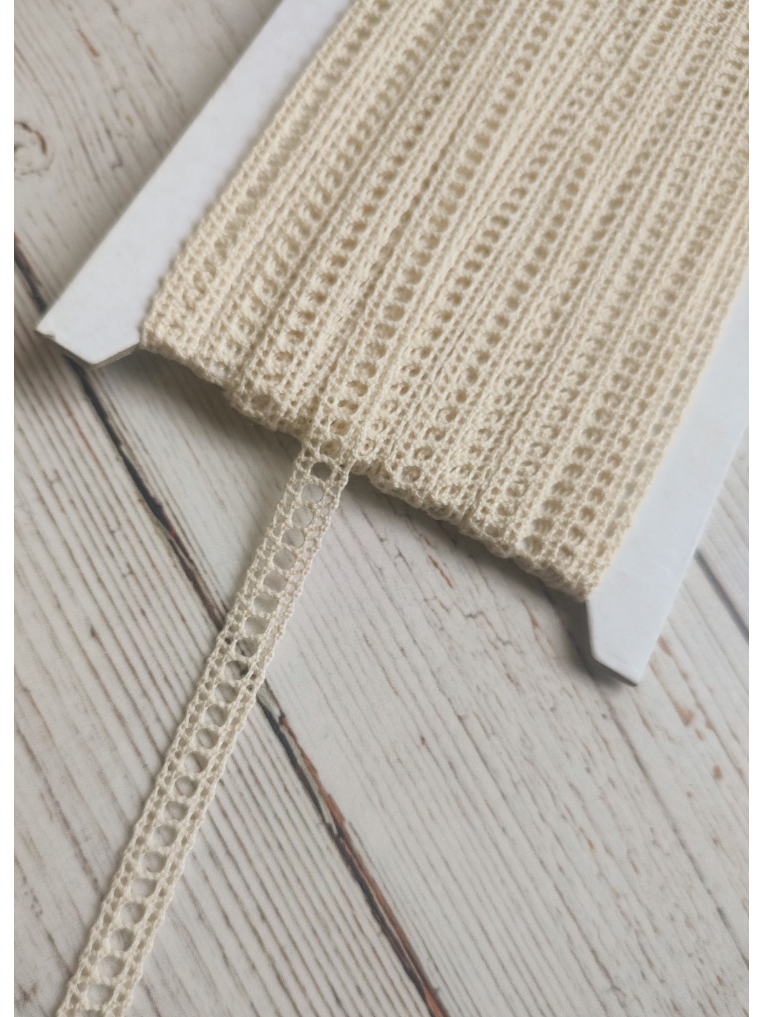 Macramé algodón crudo 10mm 1