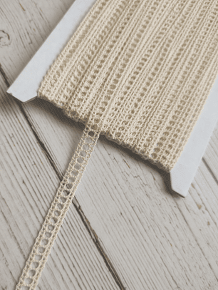 Macramé algodón crudo 10mm