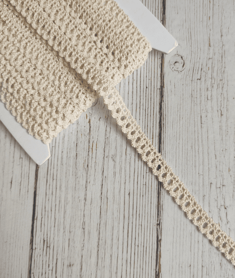 Macramé algodón Crudo 11mm