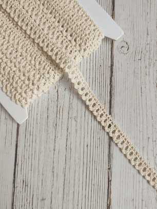 Macramé algodón Crudo 11mm