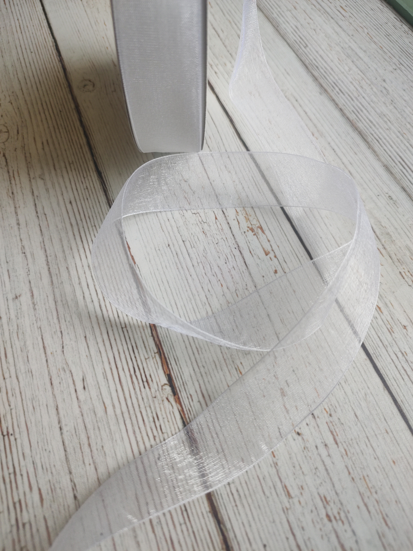 Rollo Cinta Organza 25mm 100mts 2