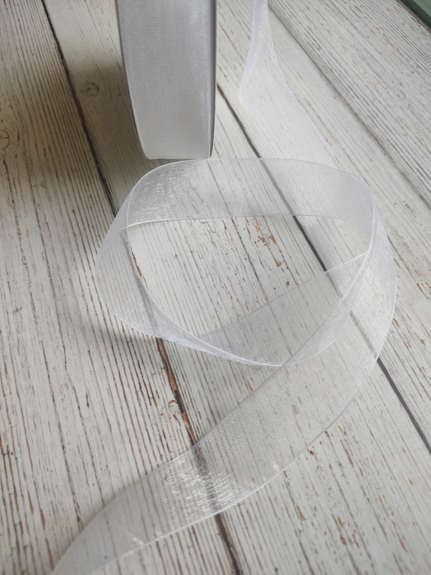 Rollo Cinta Organza 25mm 100mts 2