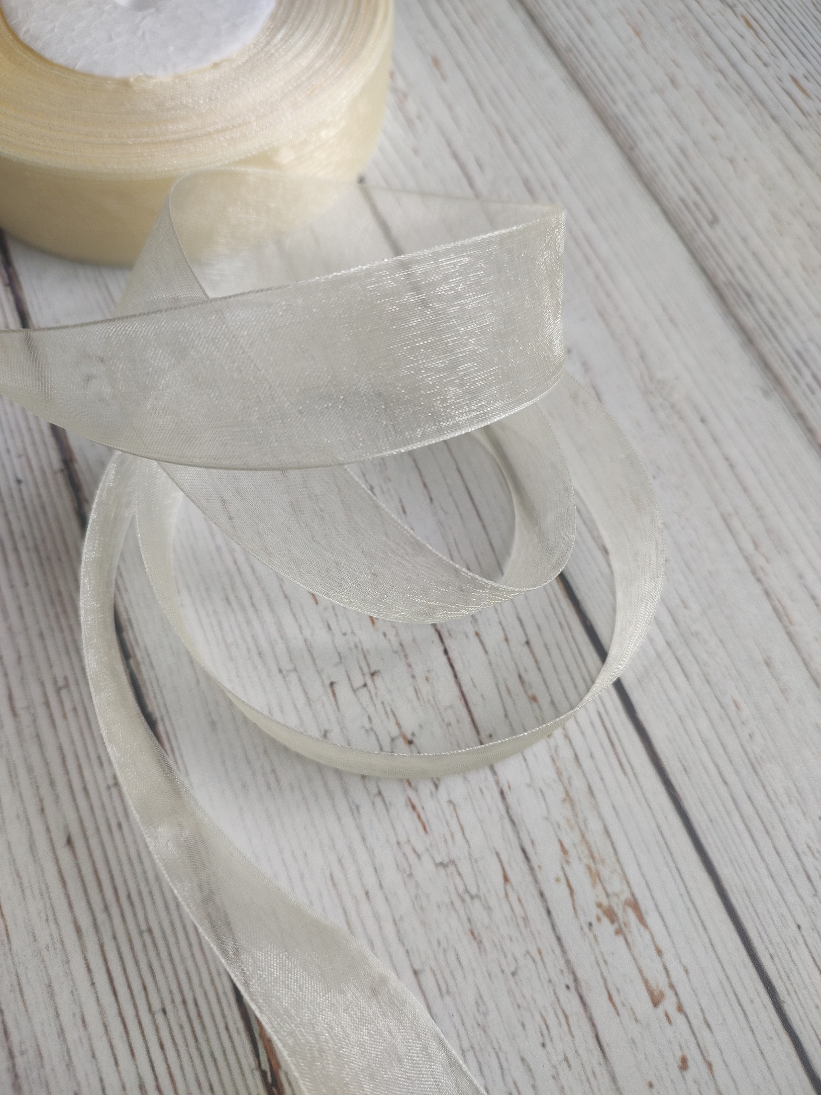 Rollo Cinta Organza 25mm 50mts 2