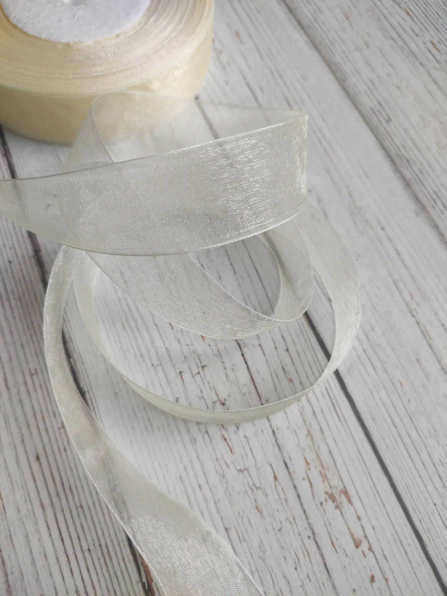 Rollo Cinta Organza 25mm 50mts 2
