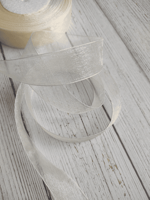 Rollo Cinta Organza 25mm 50mts