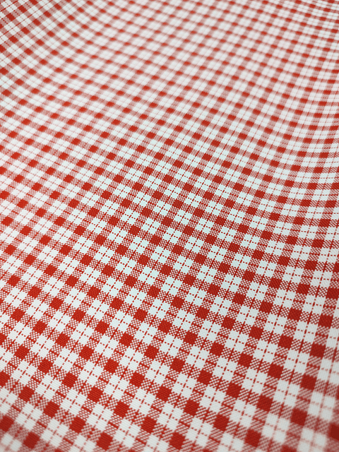 Tela Cuadrillé Roja