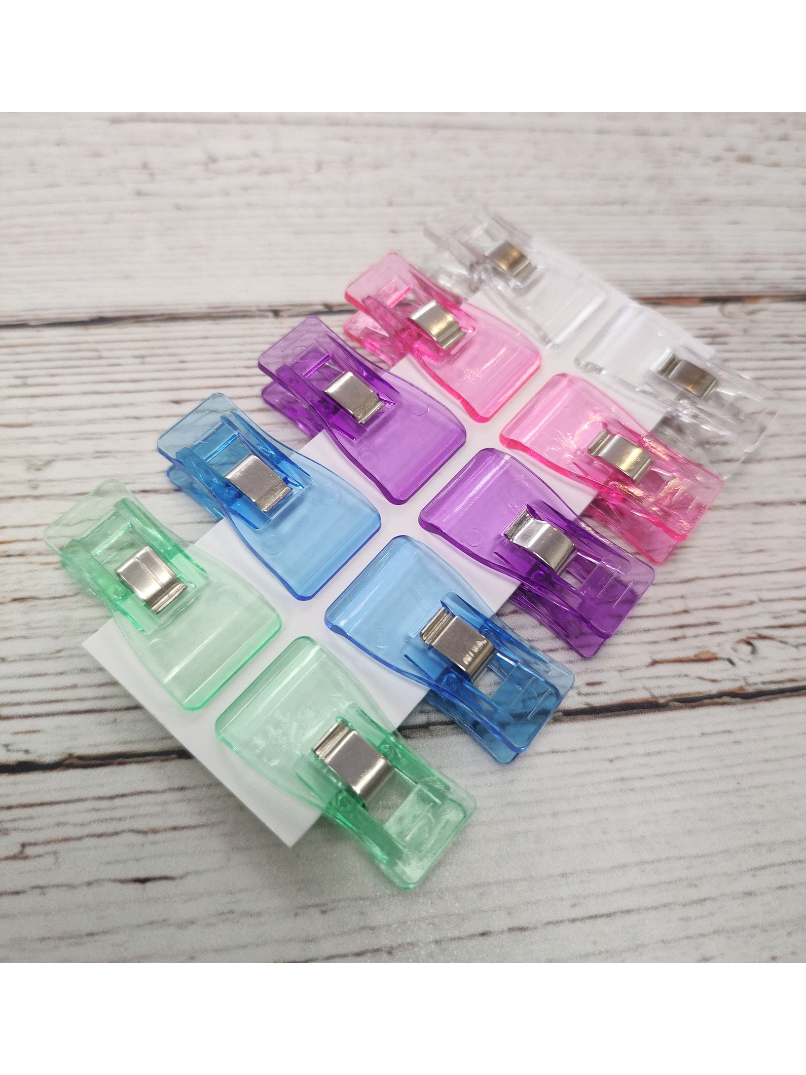 Set 10 Pinzas para costura 33mm 1