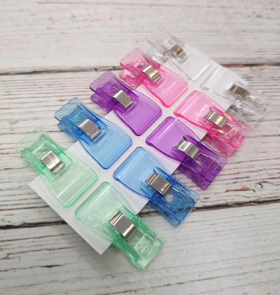 Set 10 Pinzas para costura 33mm 1