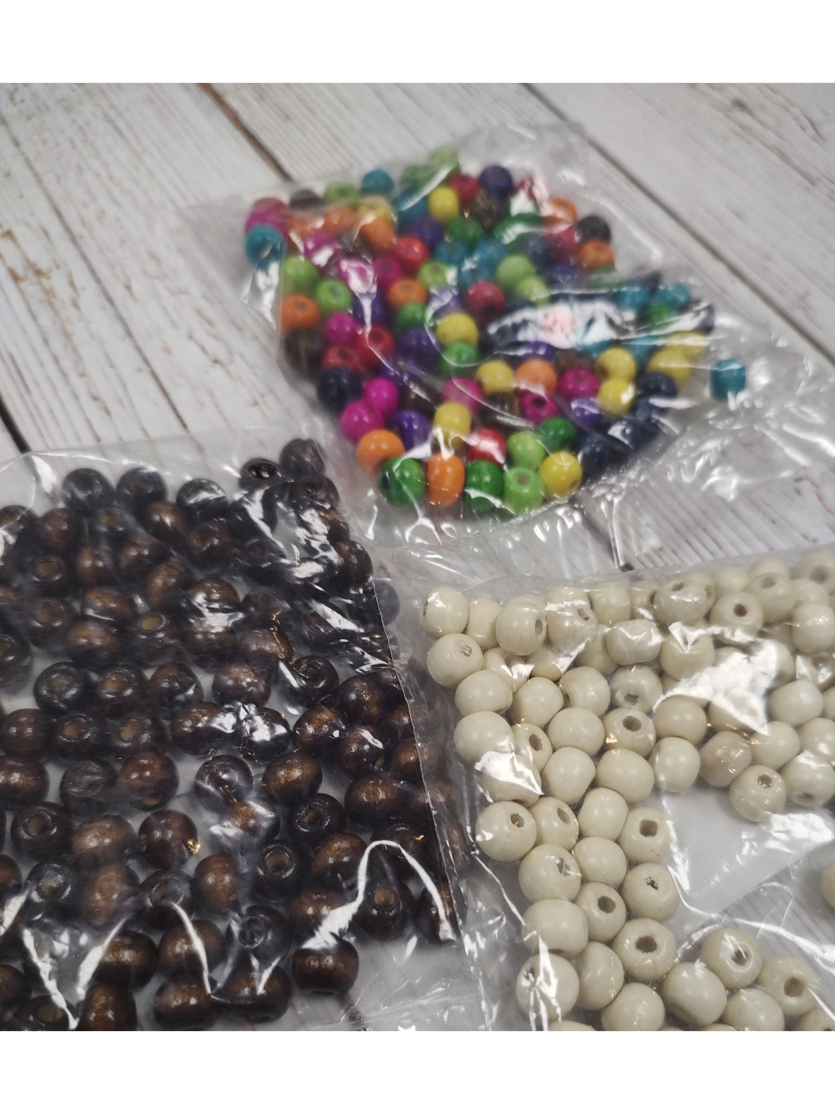 Cuentas de Madera 8mm (100u) 1