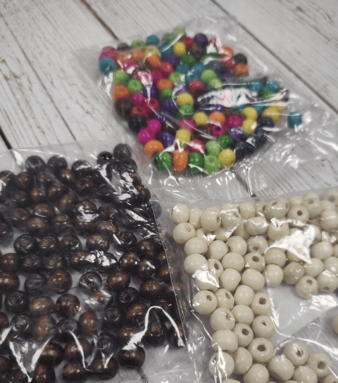 Cuentas de Madera 8mm (100u)