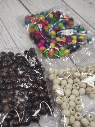 Cuentas de Madera 8mm (100u)