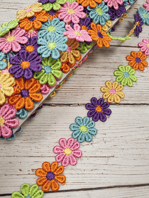 Pasamanería Flores 3mts