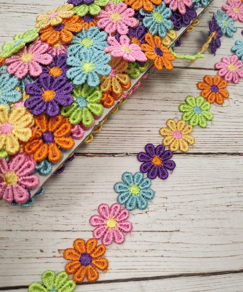 Pasamanería Flores 3mts 1