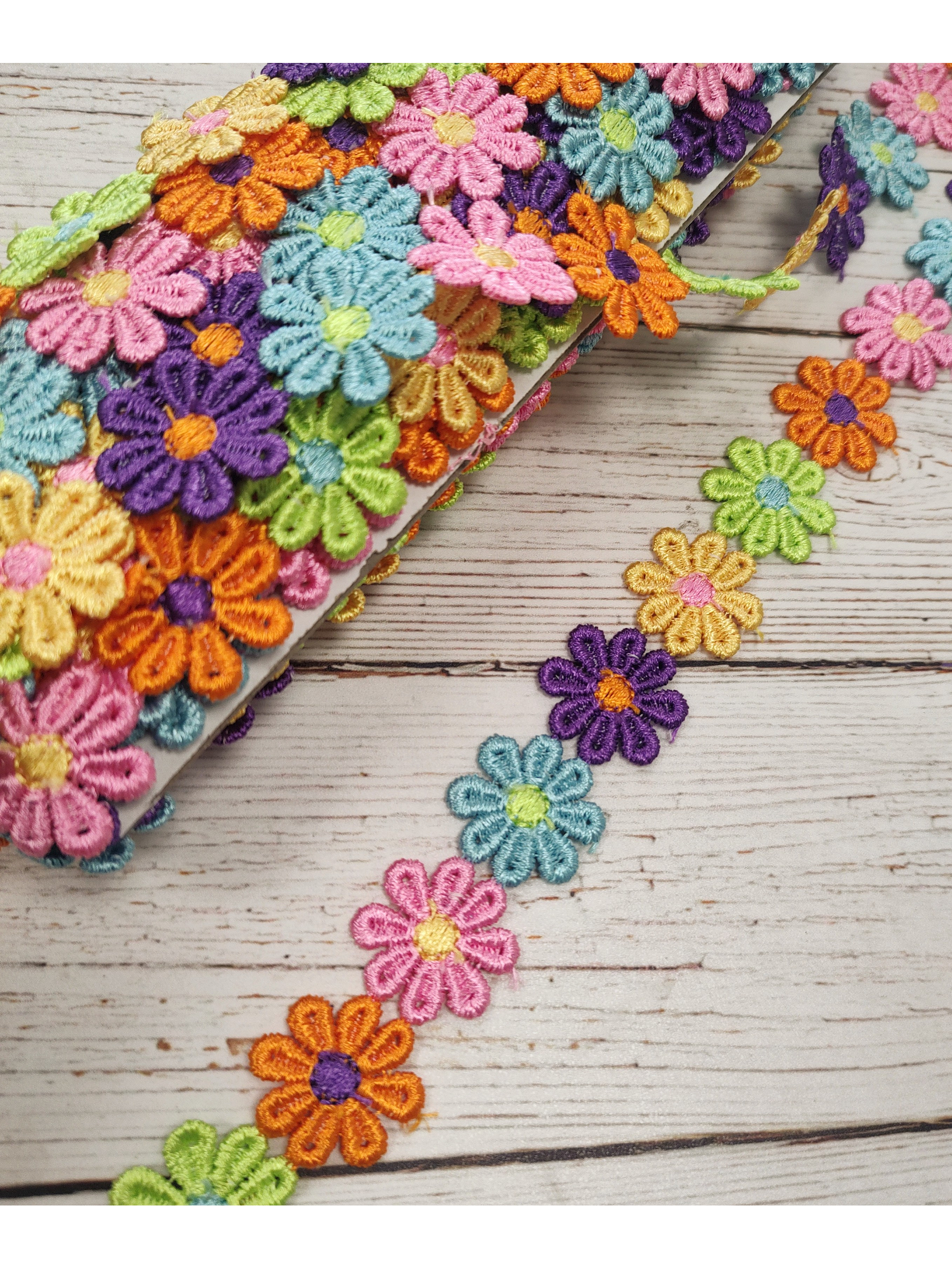 Rollo Pasamanería Flores 1