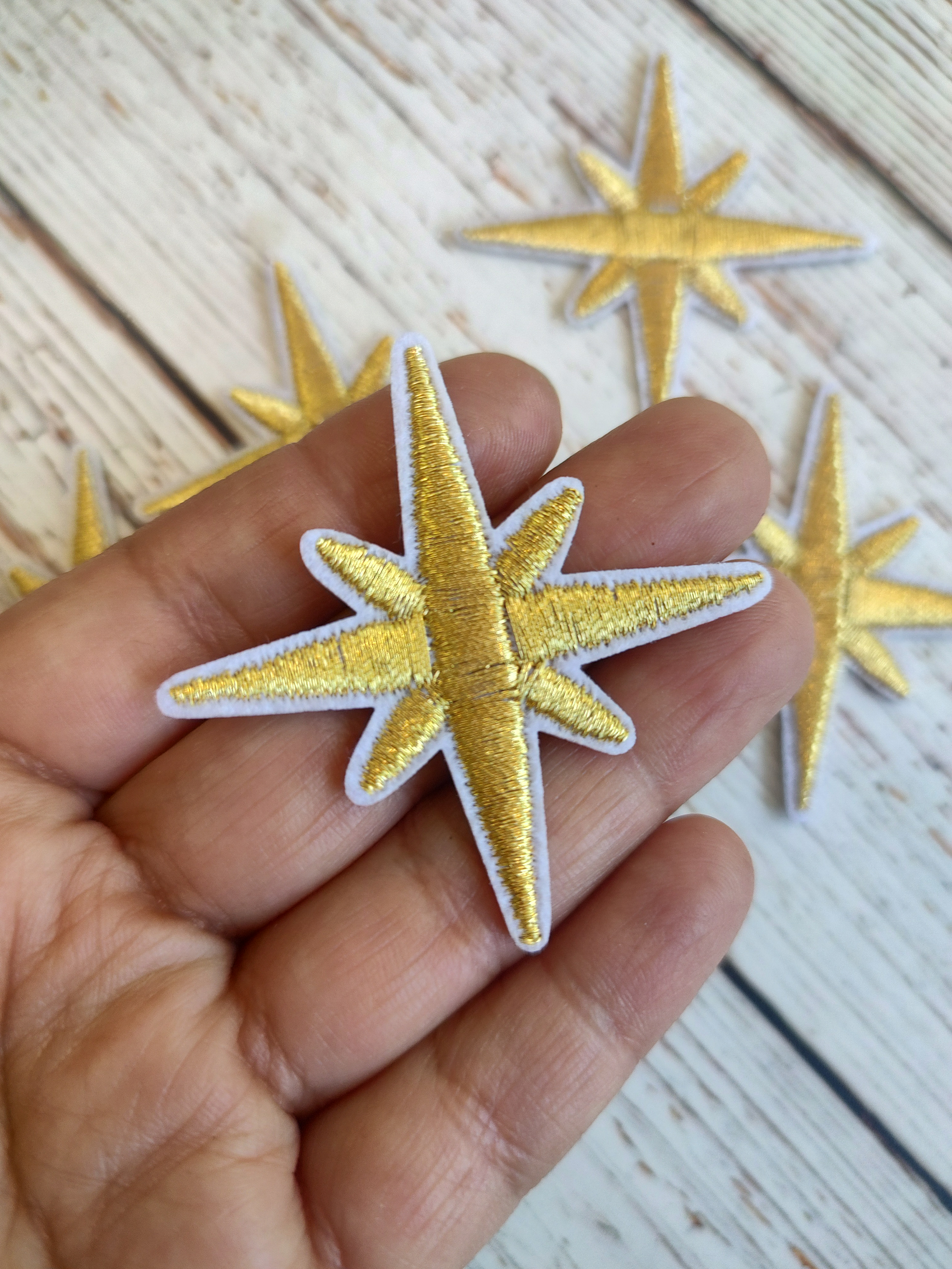 Parche Dorado Estrella 2