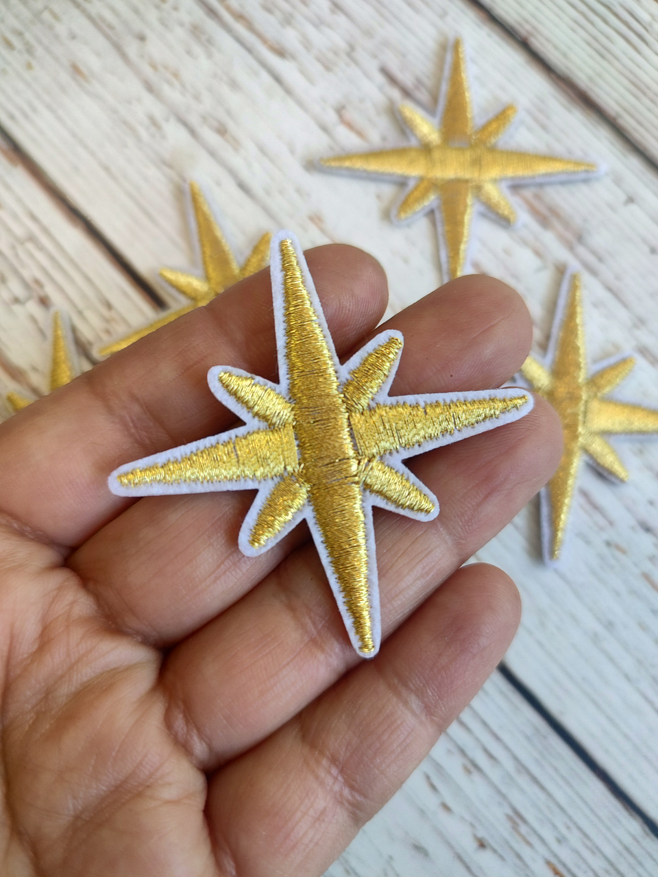 Parche Dorado Estrella 2