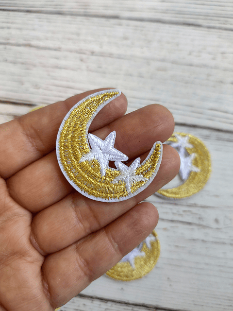Parche Dorado Luna