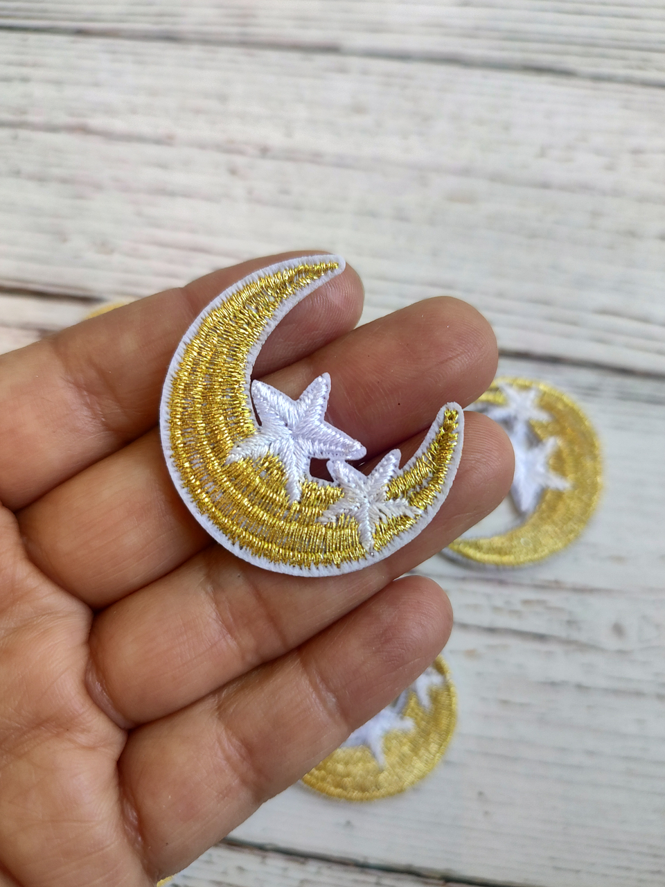 Parche Dorado Luna 1