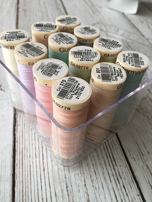 Set 12 hilos Dekor Viscose Gütermann