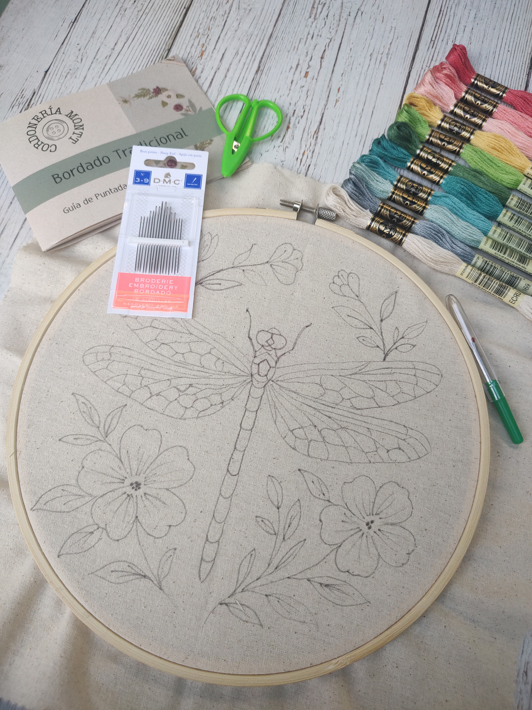 Kit Bordado Libélula  1