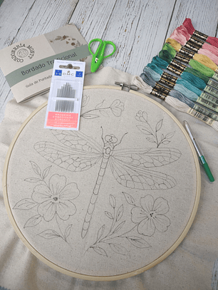 Kit Bordado Libélula 