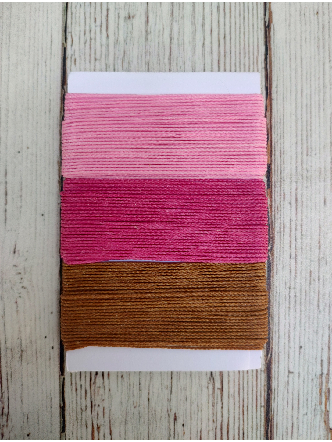 Set 3 colores hilo encerado  10