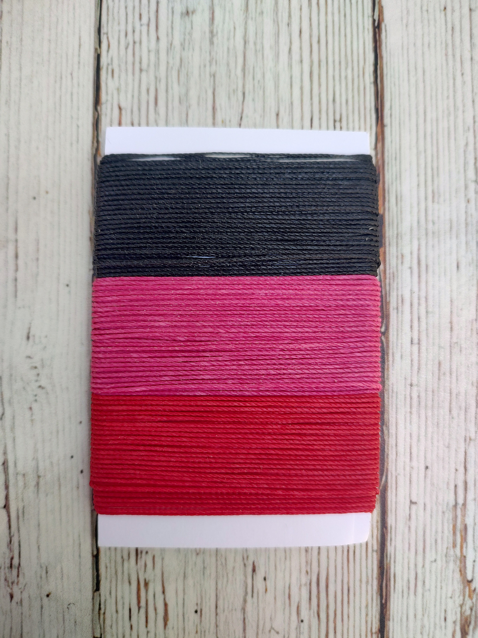 Set 3 colores hilo encerado  11