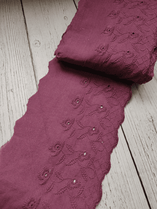 Broderie Florcitas 12cm por metro