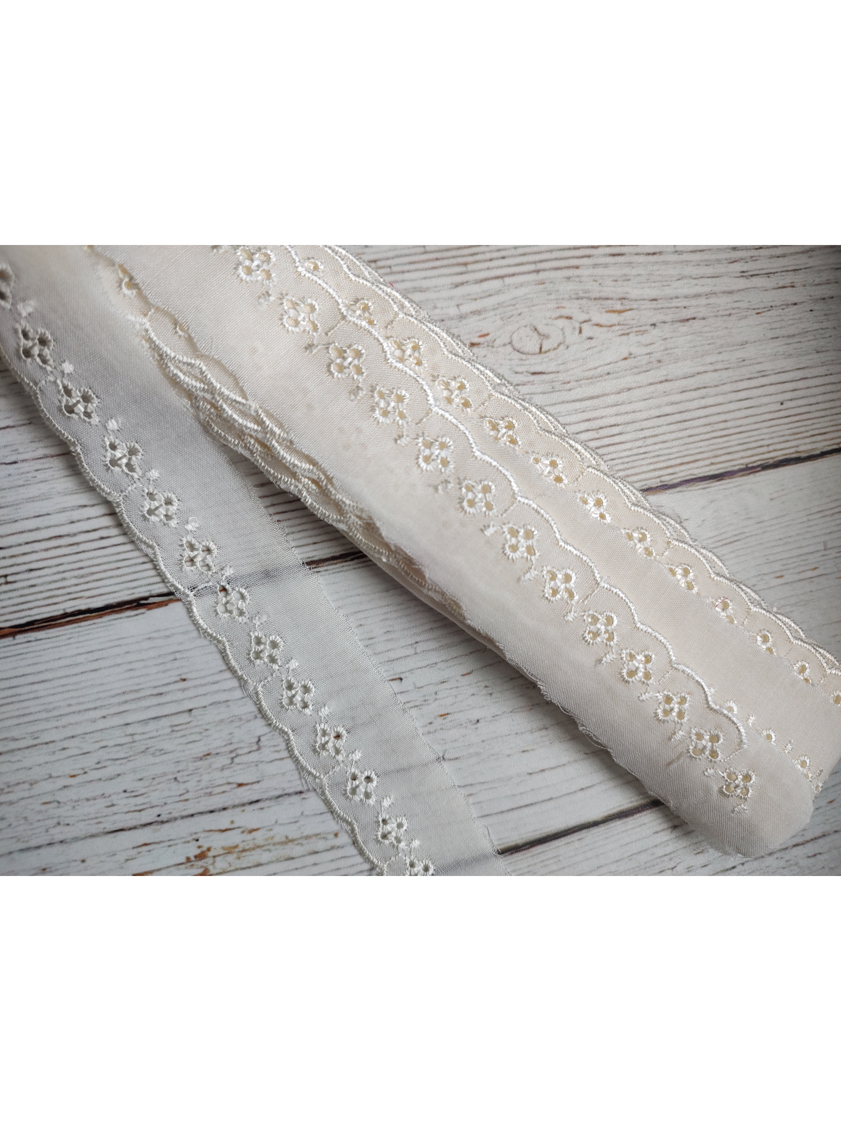 Broderie Trébol 2.5cms por metro 2