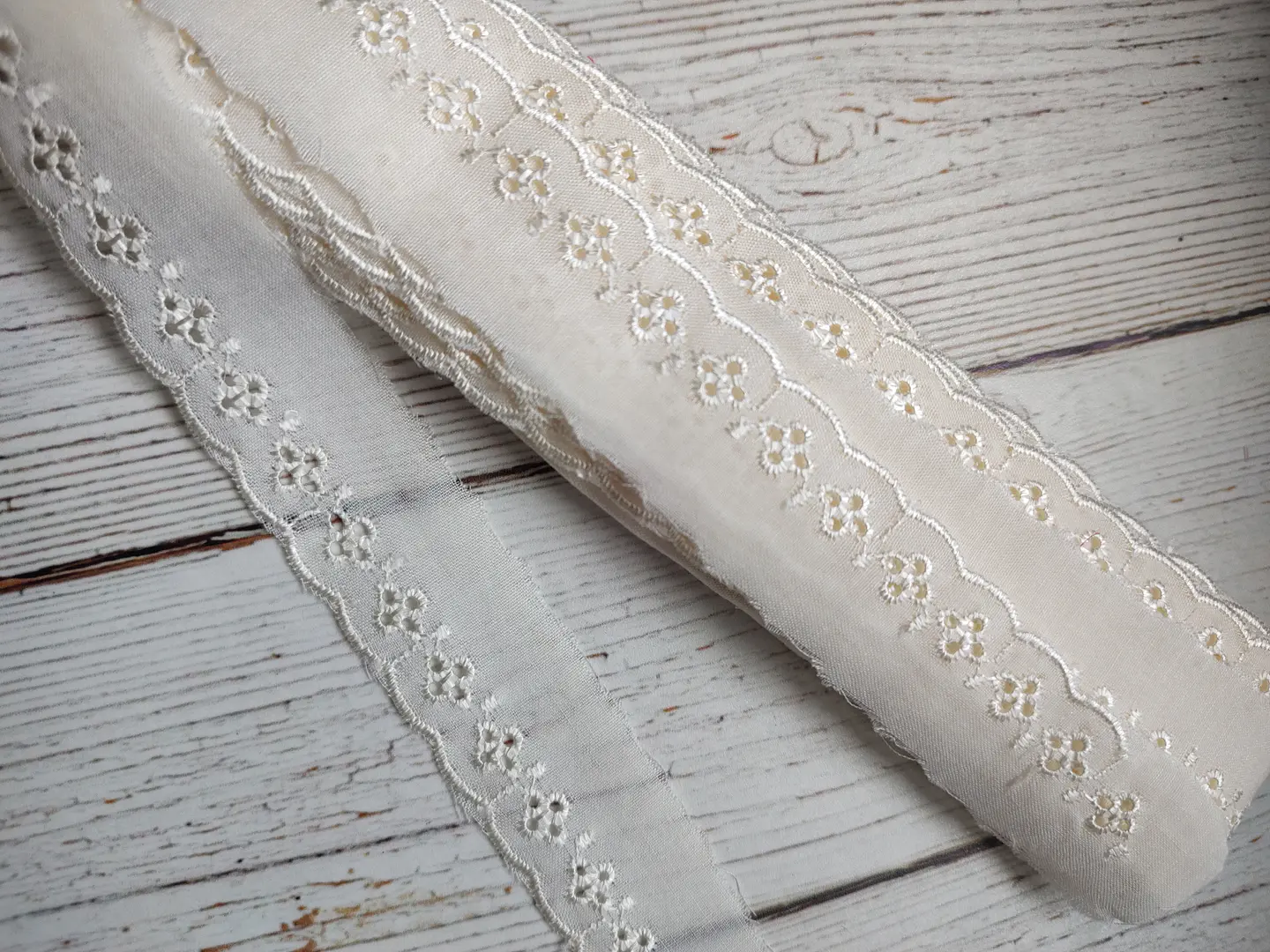 Broderie Trébol 2.5cms por metro 2