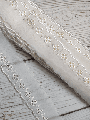 Broderie Trébol 2.5cms por metro