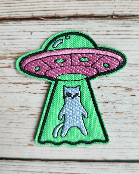 Parche Gato alienígena