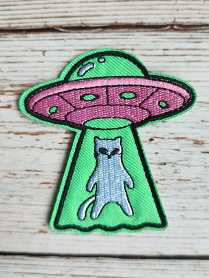 Parche Gato alienígena