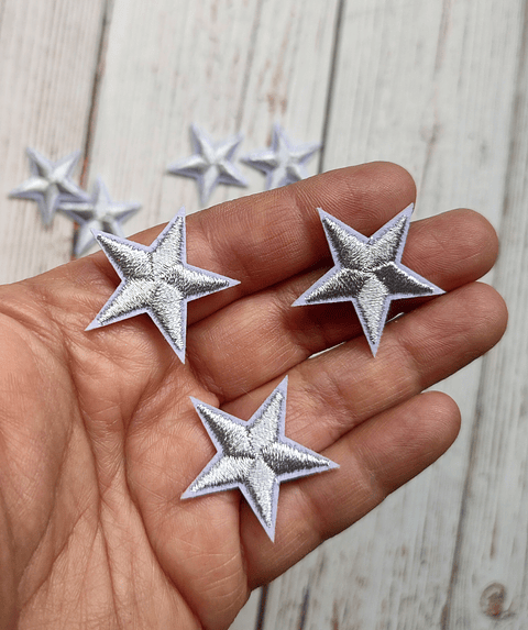 Parche Estrella Plateada 