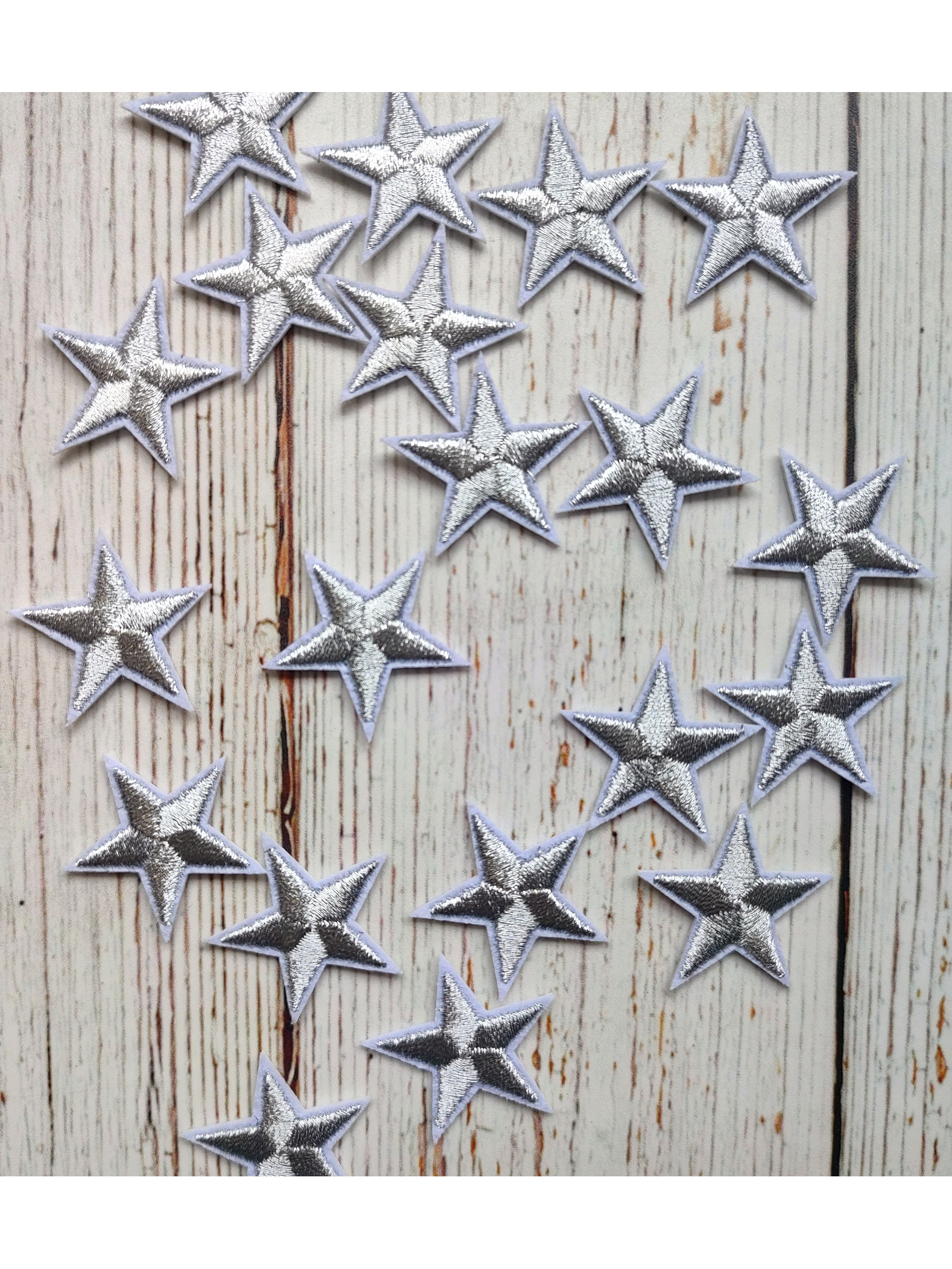 Parche Estrella Plateada  1