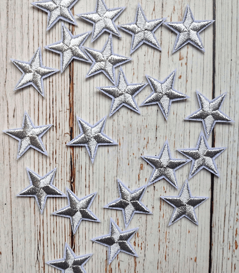 Parche Estrella Plateada 