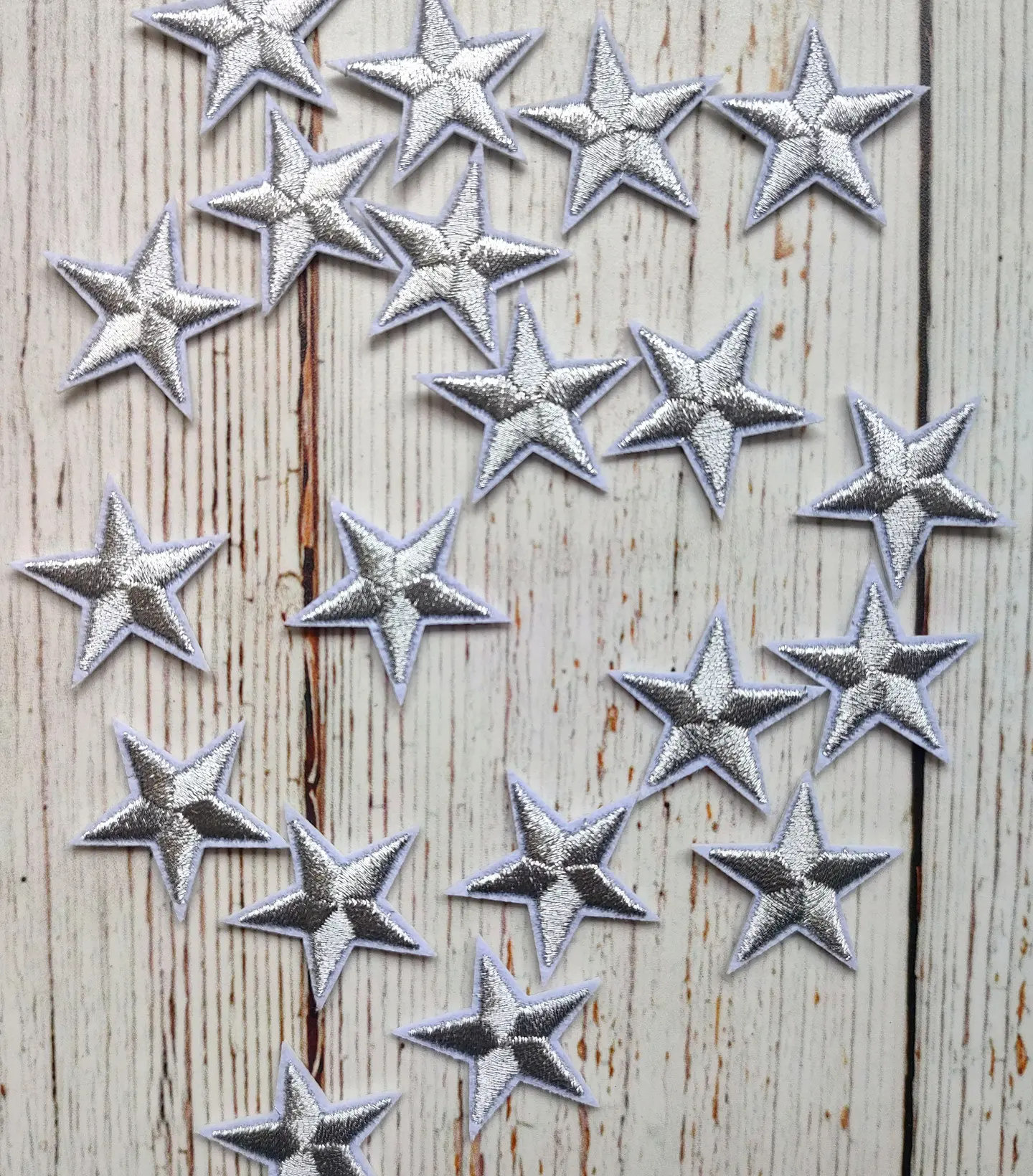 Parche Estrella Plateada  1