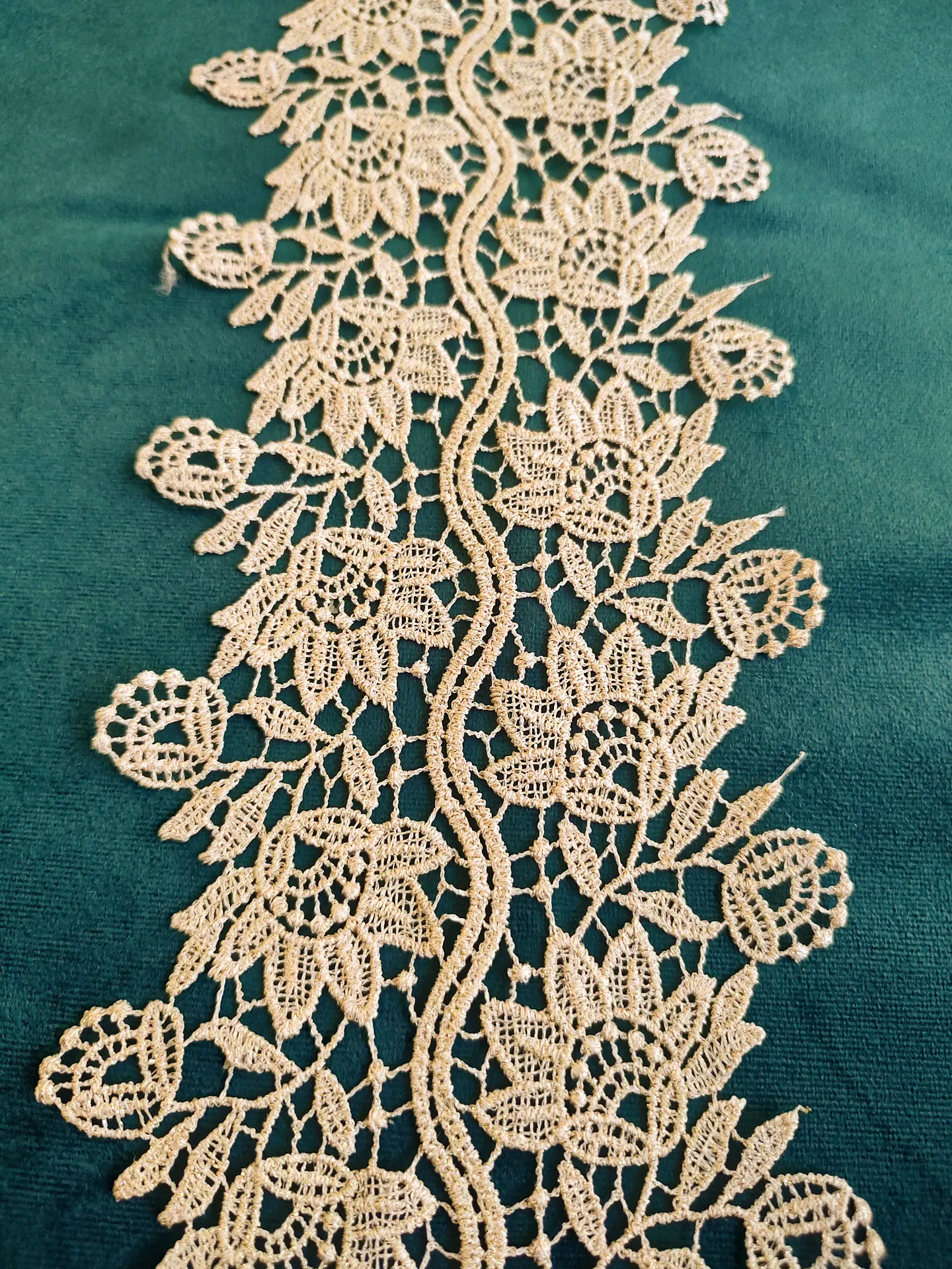 Encaje Macramé Magnolia Beige 1