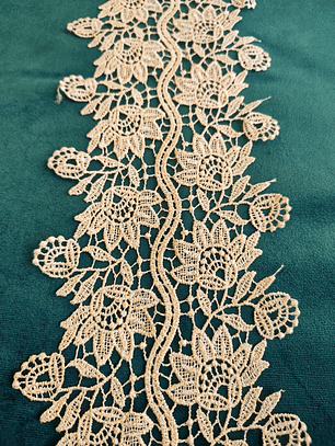 Encaje Macramé Magnolia Beige