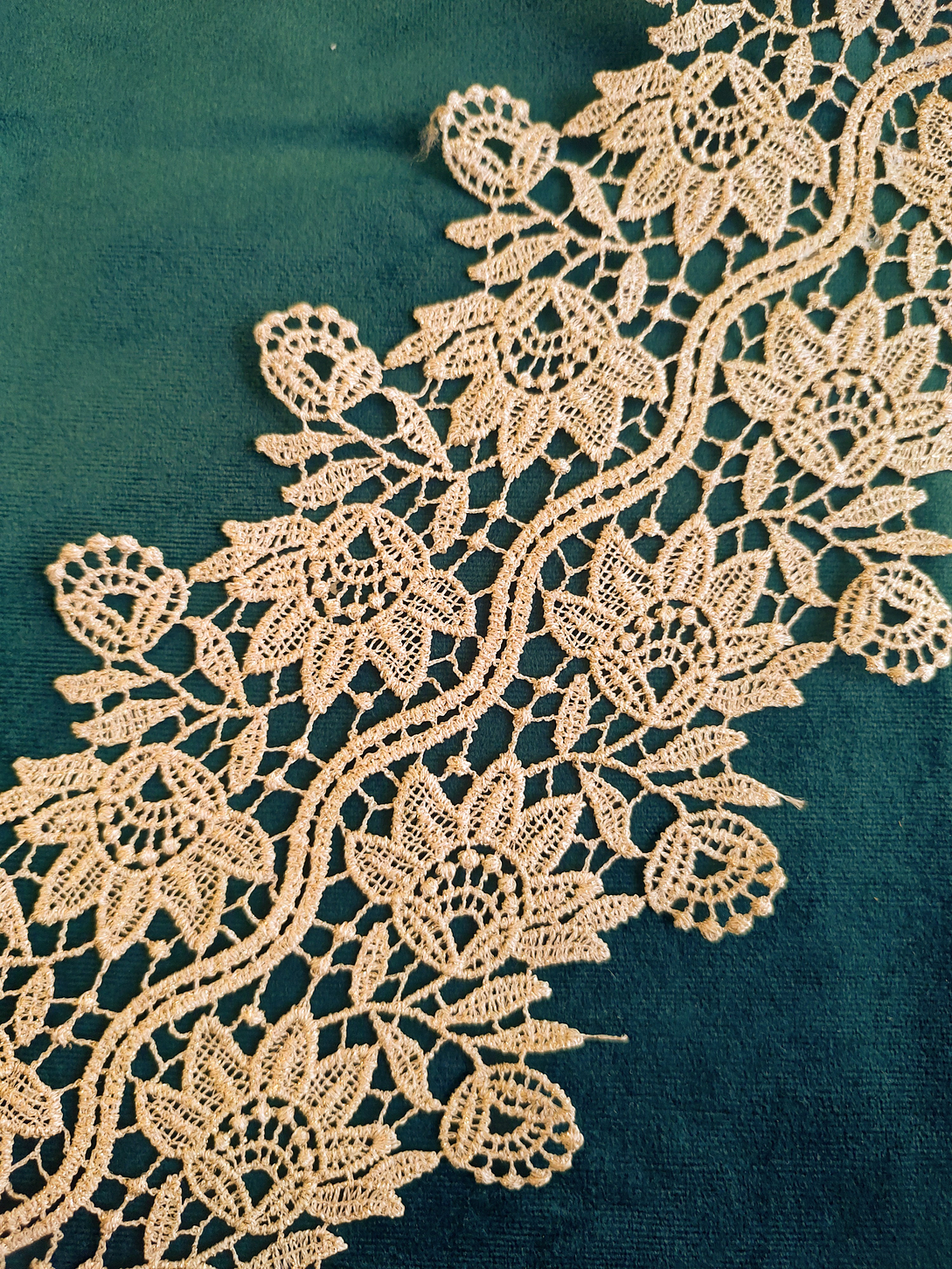 Encaje Macramé Magnolia Beige 2