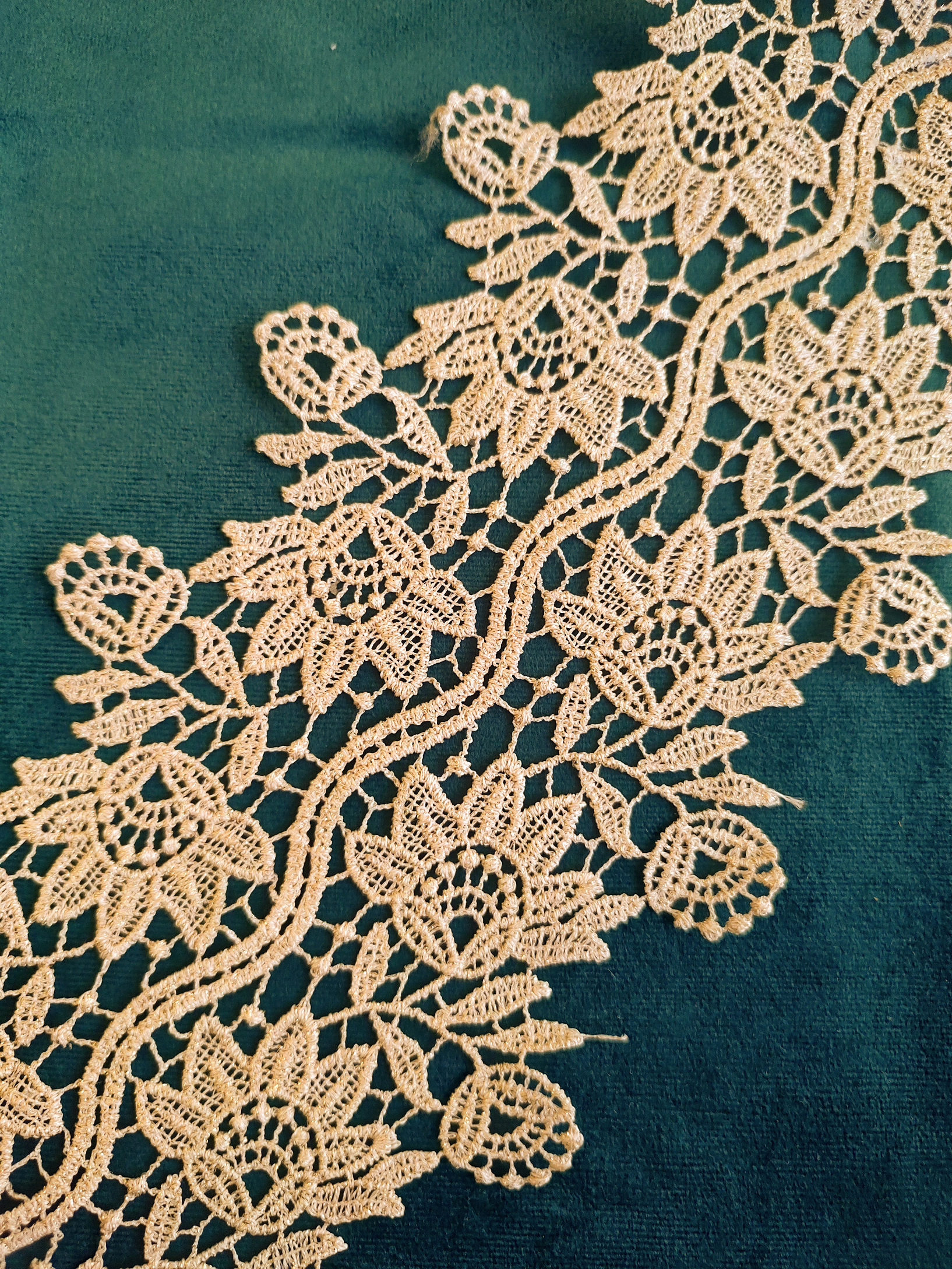 Encaje Macramé Magnolia Beige 2