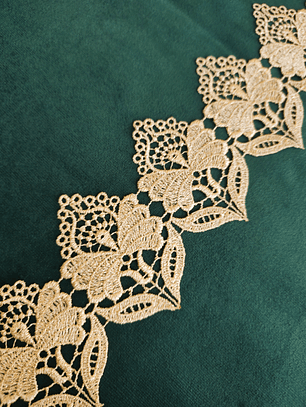 Encaje Macramé Lirio Beige