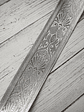 Cinta Jacquard Plateada por metro - Miniatura 4