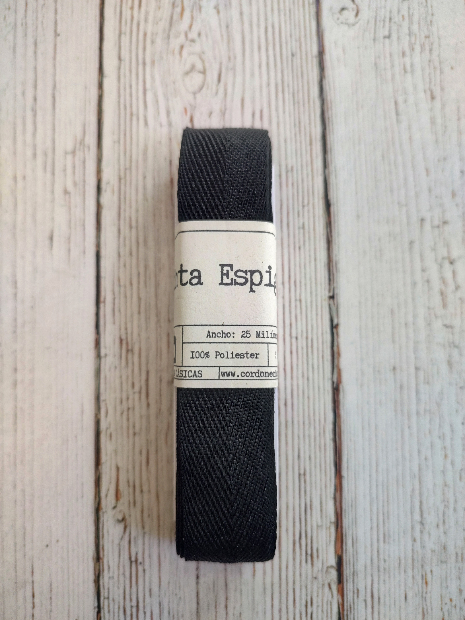 Cinta Espiga 25mm 5mts 6