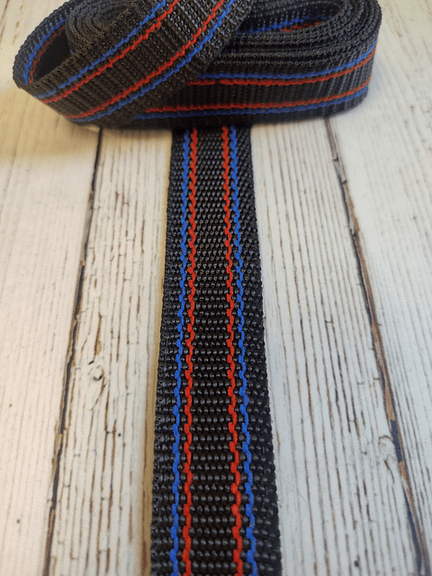 Huincha mochila Líneas 25mm 3mts